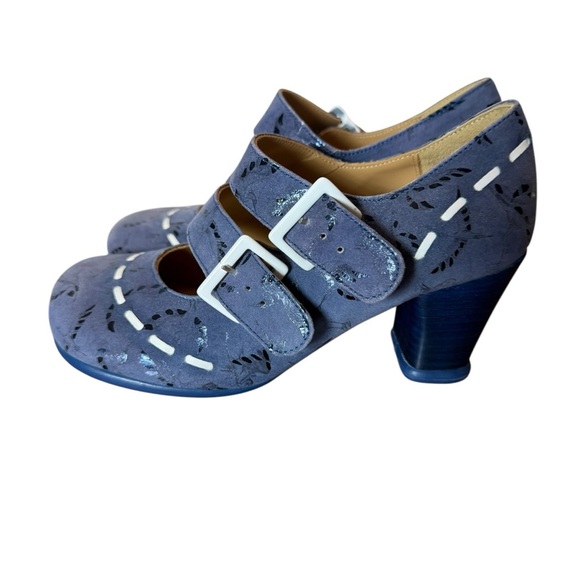 JOHN FLUEVOG OPERETTA CAVALIERI DOUBLE STRAP MARYl JaNE SIZE 5.5 - Picture 5 of 10